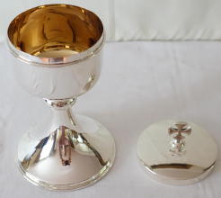 English sterling silver Ciborium